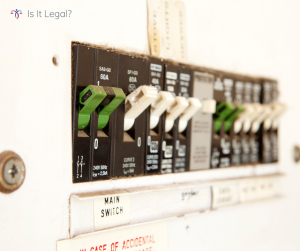 Is it legal to use fit or install a fuse box or fuse board